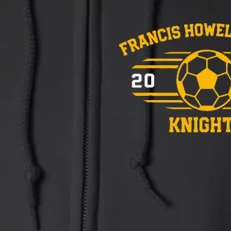 Francis Howell North Knights Soccer Ball 2025 Full Zip Hoodie