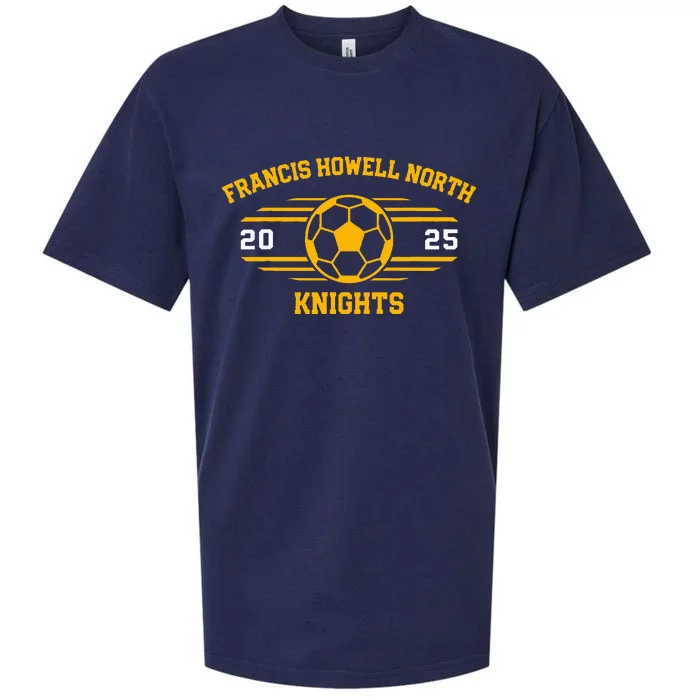 Francis Howell North Knights Soccer Ball 2025 Sueded Cloud Jersey T-Shirt