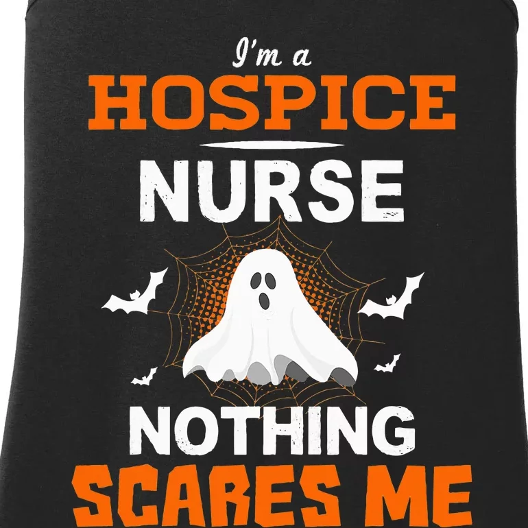 Funny Hospice Nurse Halloween ER RN Nursing Gift Ladies Essential Tank