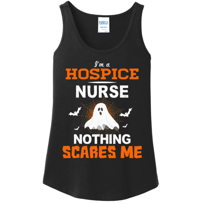 Funny Hospice Nurse Halloween ER RN Nursing Gift Ladies Essential Tank