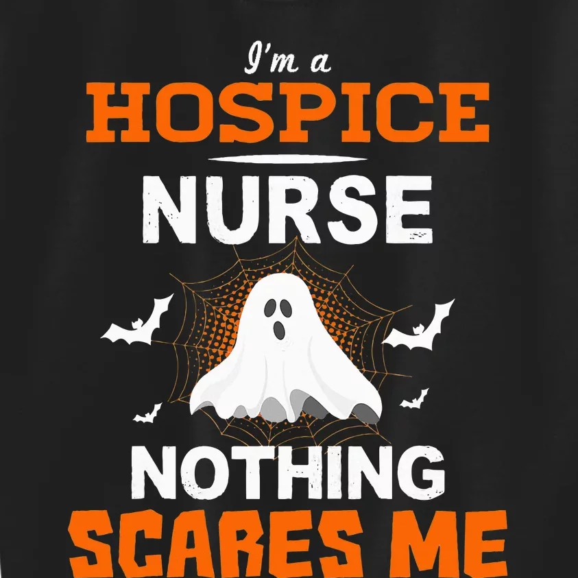 Funny Hospice Nurse Halloween ER RN Nursing Gift Kids Sweatshirt