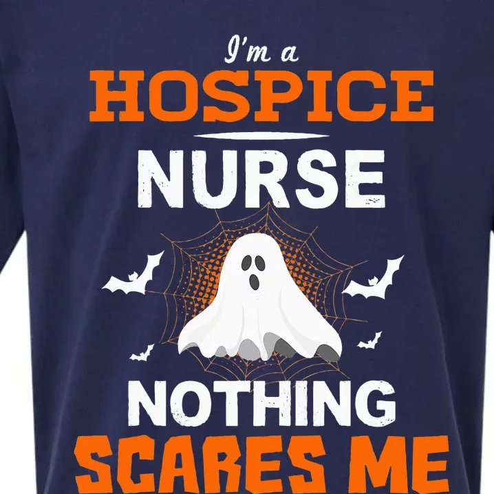 Funny Hospice Nurse Halloween ER RN Nursing Gift Sueded Cloud Jersey T-Shirt