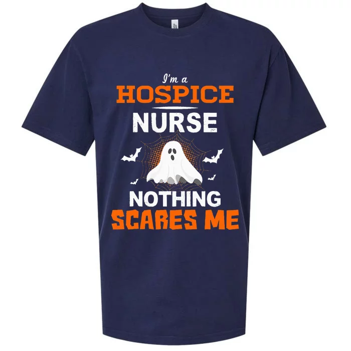 Funny Hospice Nurse Halloween ER RN Nursing Gift Sueded Cloud Jersey T-Shirt