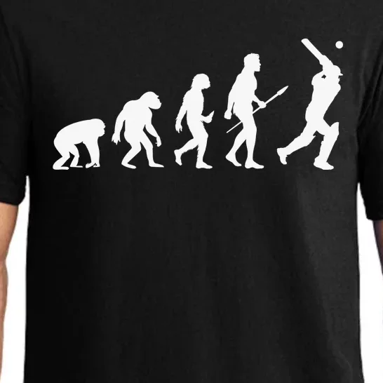 Funny History of Cricket Lover Gifts Evolution Of Cricket Pajama Set