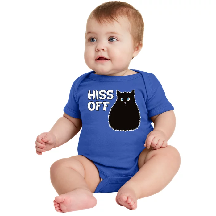 Funny Hiss Off Funny Gift Baby Bodysuit