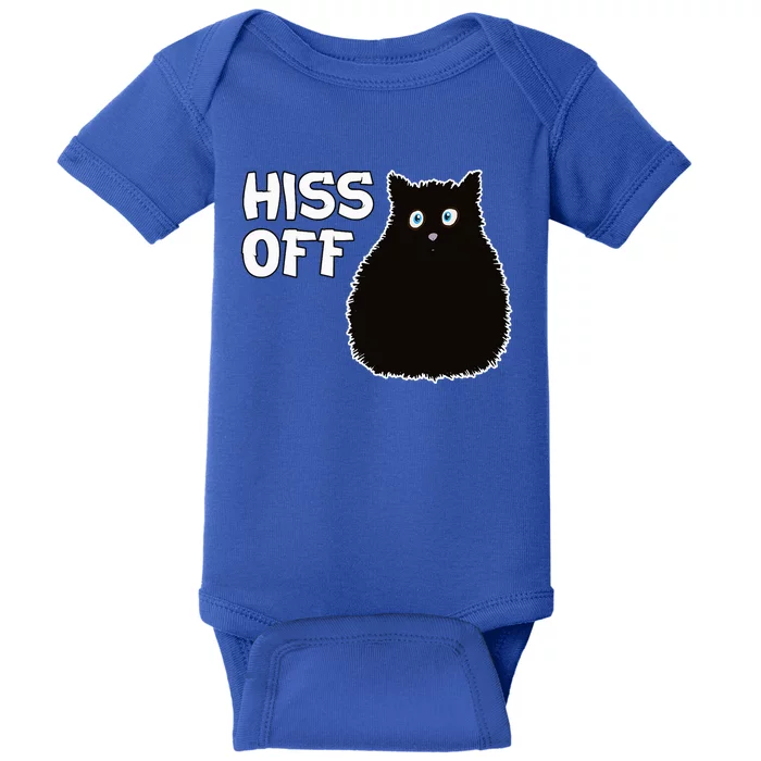 Funny Hiss Off Funny Gift Baby Bodysuit