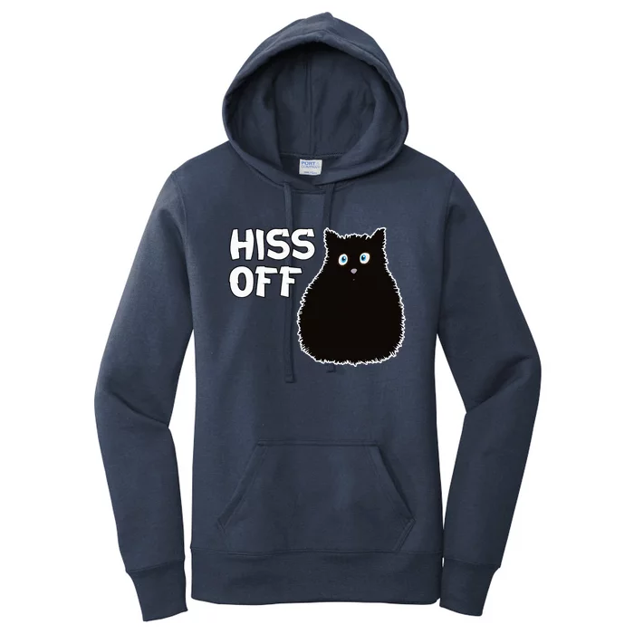 Funny Hiss Off Funny Gift Women's Pullover Hoodie