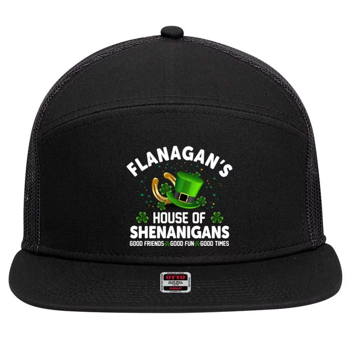 Flanagans House Of Shenanigans 7 Panel Mesh Trucker Snapback Hat