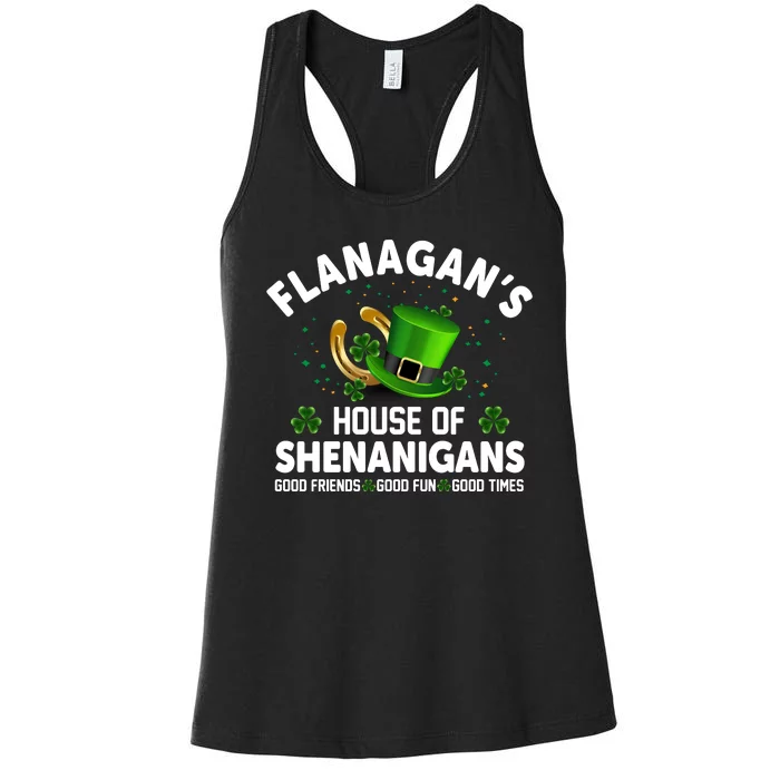 Flanagans House Of Shenanigans Women's Racerback Tank