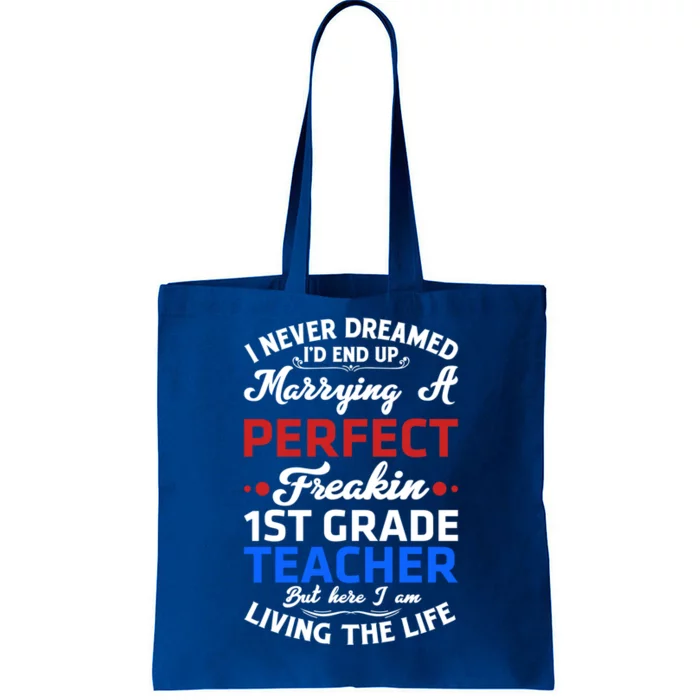 Funny Husband Of The 1St Grade Teacher Gift Tote Bag