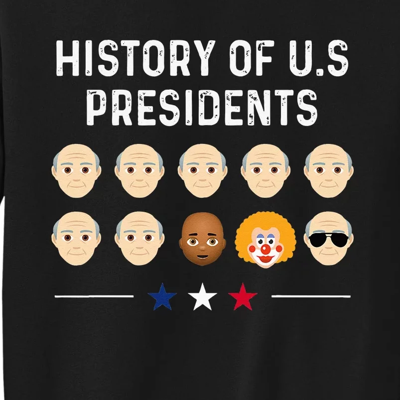 Funny History of US Presidents Joe Biden Anti Trump Humor Sweatshirt