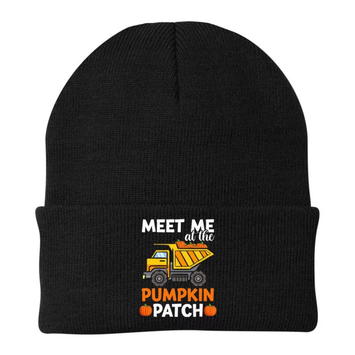 Fall Harvest Pumpkin Truck Knit Cap Winter Beanie