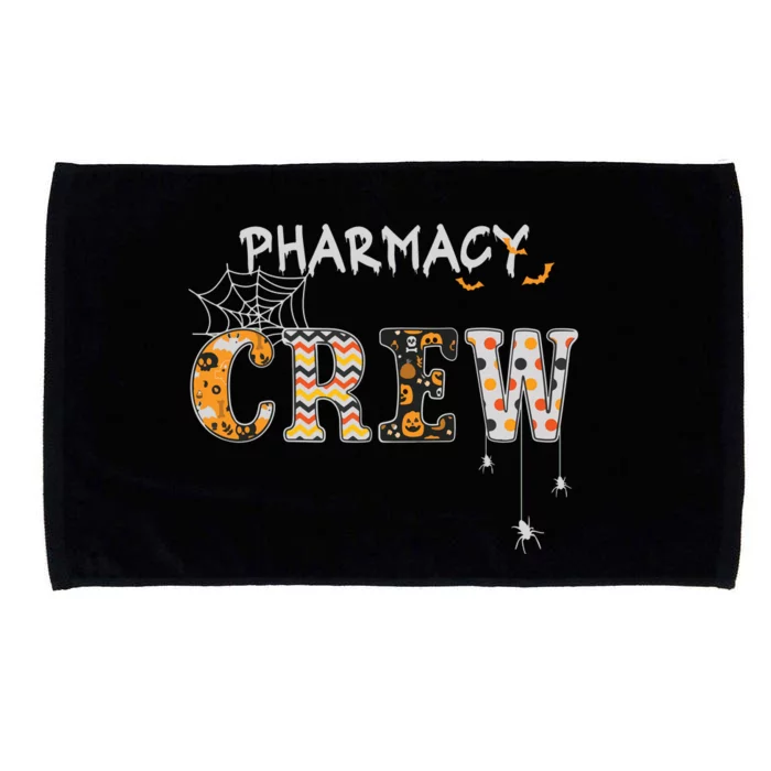 Funny Halloween Pharmacy Crew Pharmacist Pharmacy Tech Long Sleeve Microfiber Hand Towel