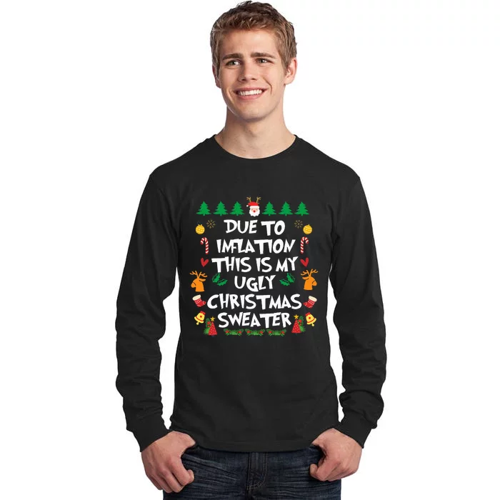 Festive Holiday Pajama Set with Hilarious Design Tall Long Sleeve T-Shirt