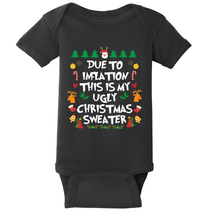 Festive Holiday Pajama Set with Hilarious Design Baby Bodysuit