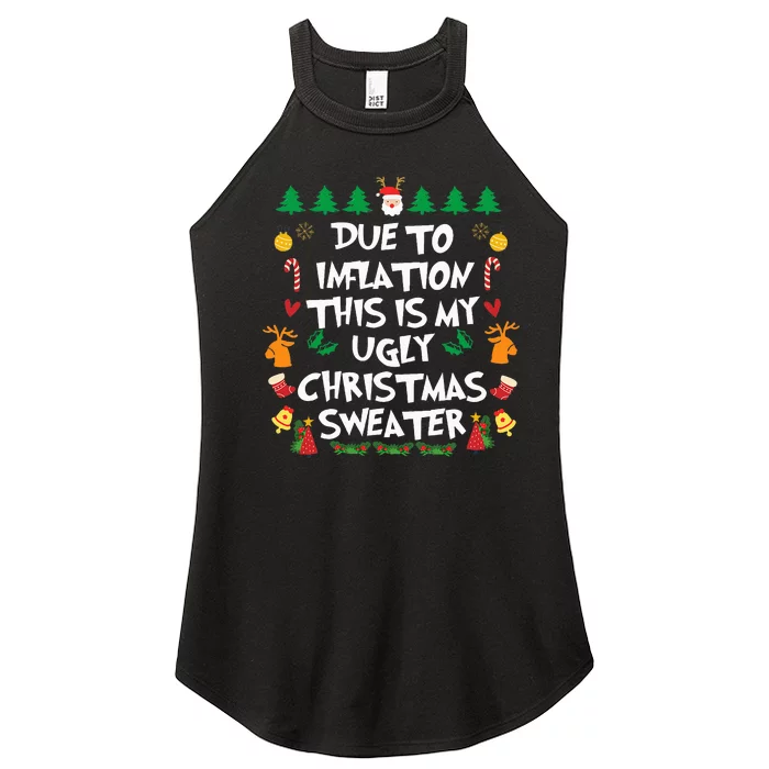 Festive Holiday Pajama Set with Hilarious Design Women’s Perfect Tri Rocker Tank