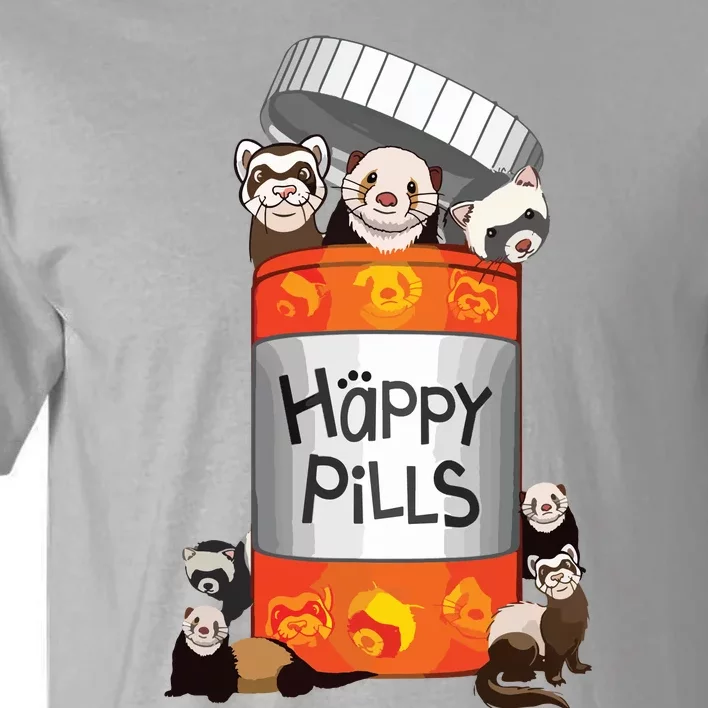 Ferret Happy Pills Tall T-Shirt