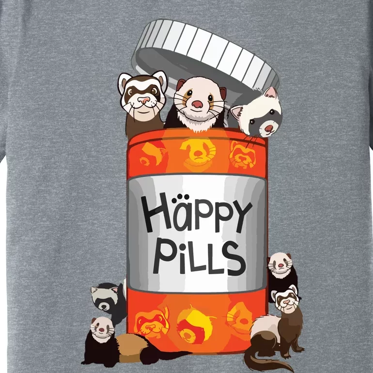 Ferret Happy Pills Premium T-Shirt