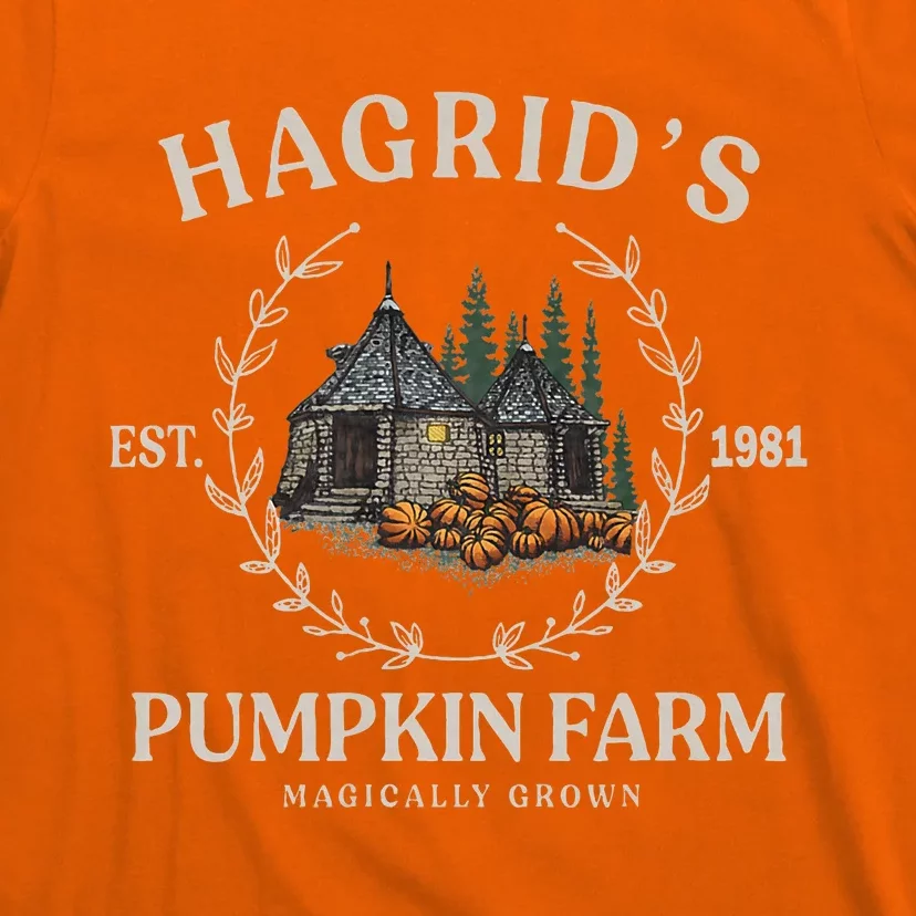 Fall Hagrids Pumpkin Farm Patch Autumn Pumpkin Garden T-Shirt