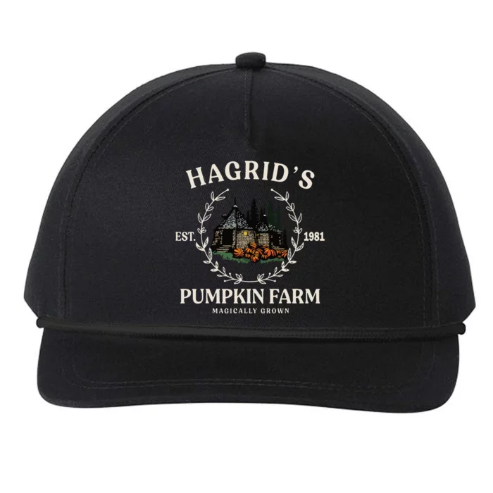 Fall HagridS Pumpkin Farm Patch Autumn Pumpkin Garden Snapback Five-Panel Rope Hat