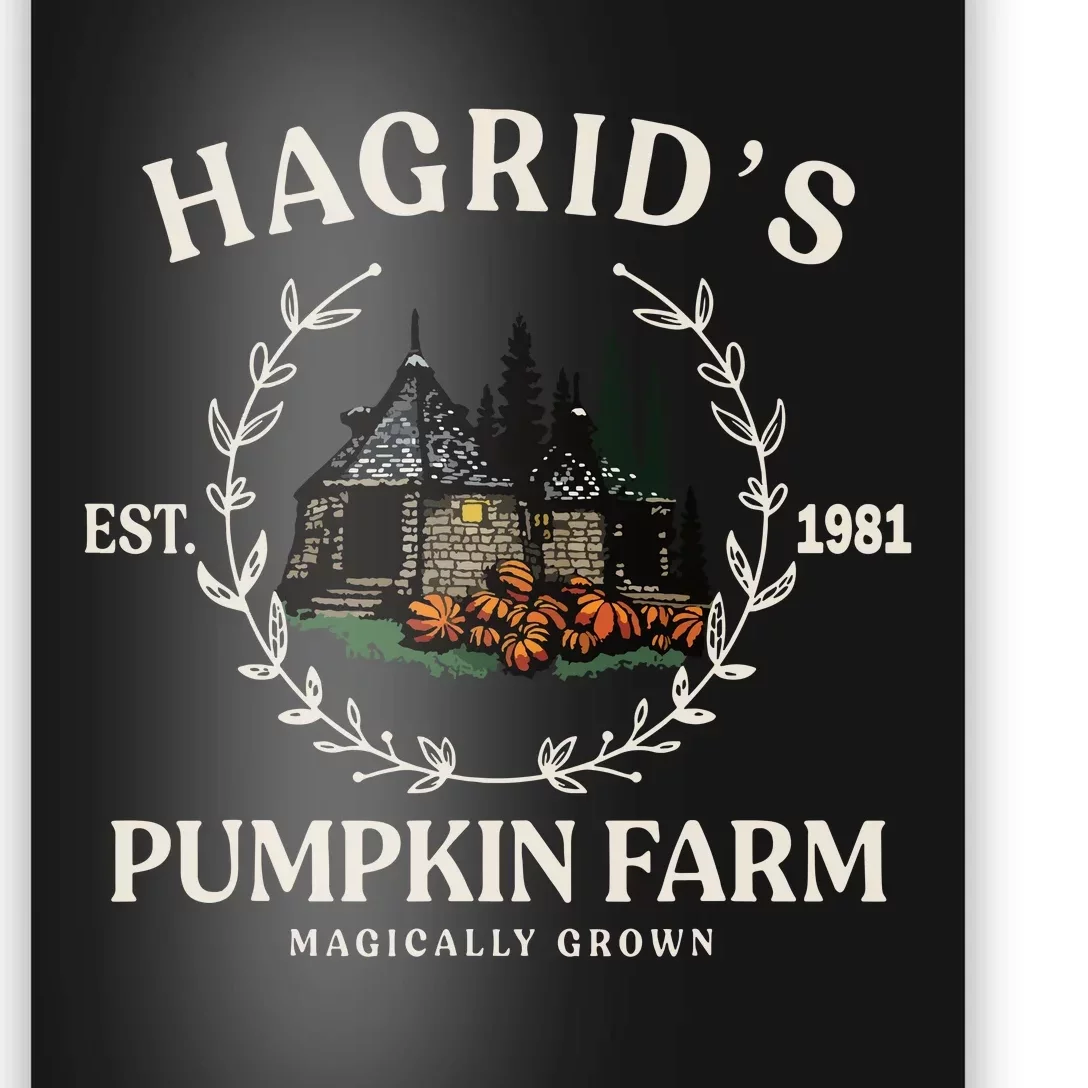 Fall HagridS Pumpkin Farm Patch Autumn Pumpkin Garden Poster