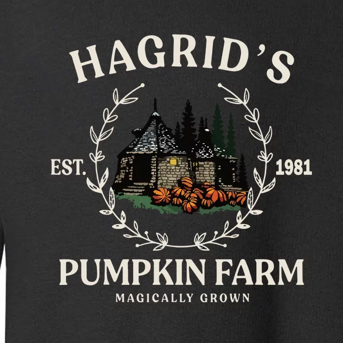 Fall HagridS Pumpkin Farm Patch Autumn Pumpkin Garden Toddler Sweatshirt