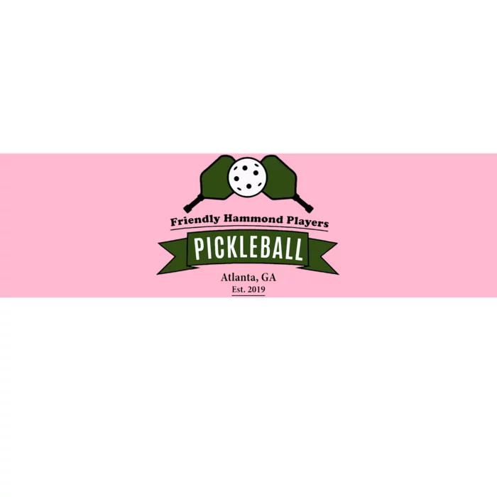 Friendly Hammond Players Pickleball Atlanta Bumper Sticker