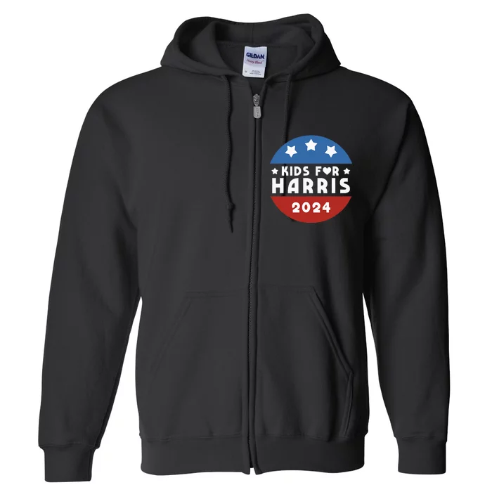 For Harris President Love Kamala Harris Full Zip Hoodie