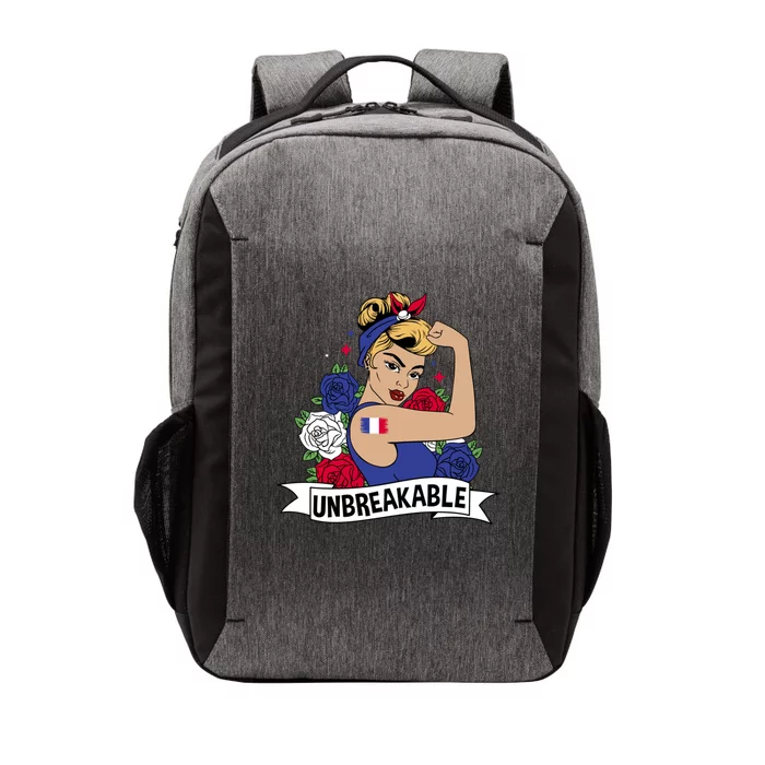 France Heritage Proud French Unbreakable Meaningful Gift Vector Backpack