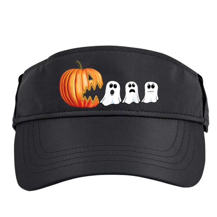 Funny Halloween Pumpkin Ghosts Jack O Lantern Adult Drive Performance Visor