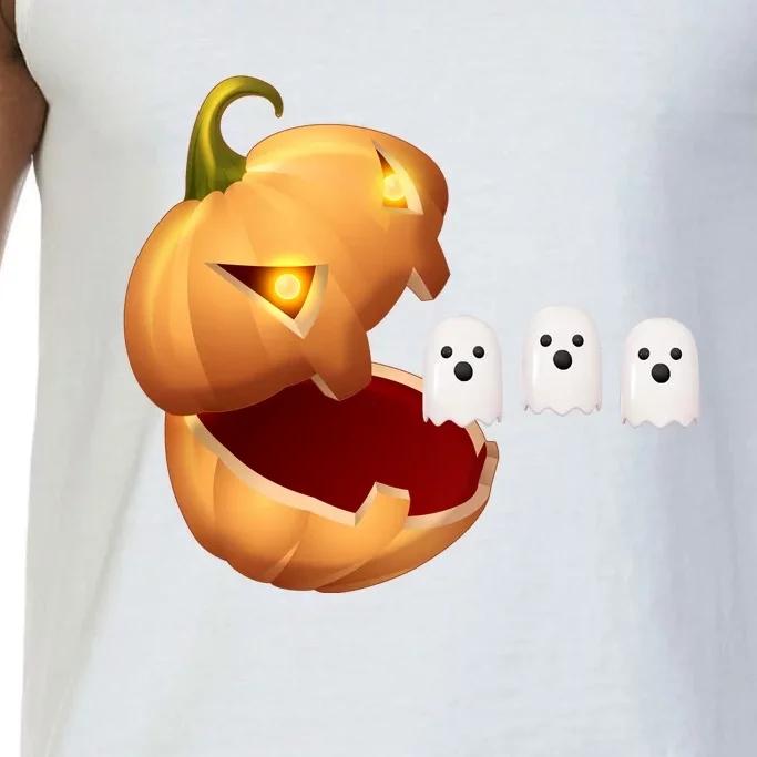 Funny Halloween Pumpkin Eating Ghost Comfort Colors® Tank Top