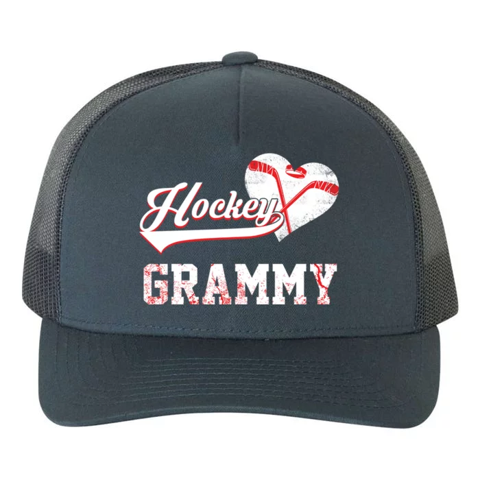 Family Hockey Player Funny Gift Hockey Grammy Gift Yupoong Adult 5-Panel Trucker Hat