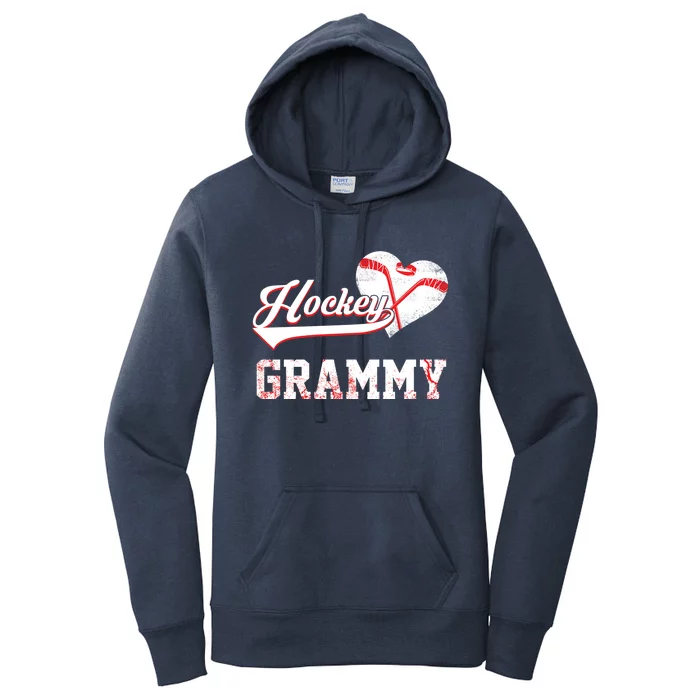 Family Hockey Player Funny Gift Hockey Grammy Gift Women's Pullover Hoodie