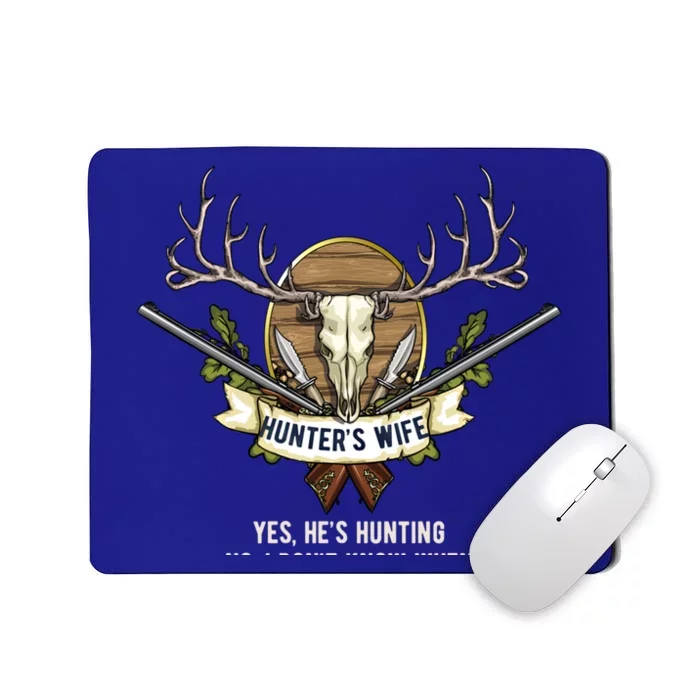 Funny Husband Partner Gone Awol Hunting Poem Hunt Wife Gift Mousepad