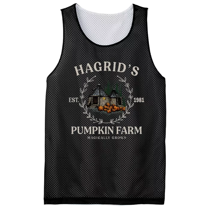 Fall HagridS Pumpkin Farm Patch Autumn Pumpkin Mesh Reversible Basketball Jersey Tank