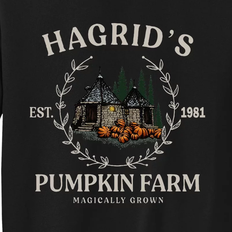 Fall HagridS Pumpkin Farm Patch Autumn Pumpkin Tall Sweatshirt