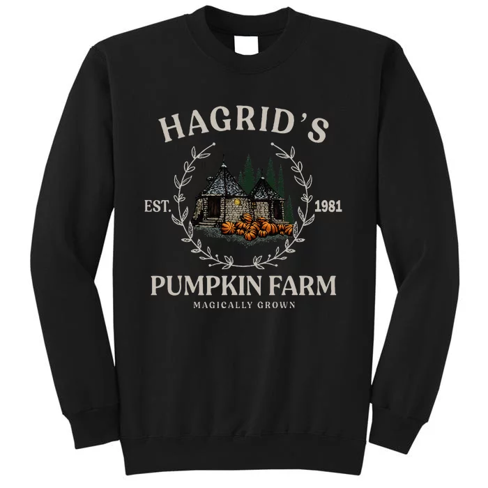 Fall HagridS Pumpkin Farm Patch Autumn Pumpkin Tall Sweatshirt