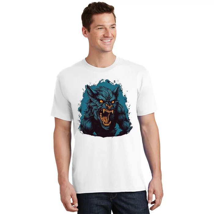 Funny Halloween Party With This Cool Werewolf Costume T-Shirt