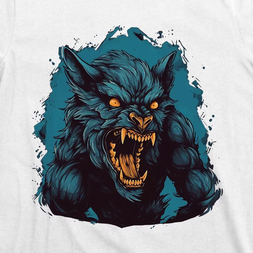 Funny Halloween Party With This Cool Werewolf Costume T-Shirt