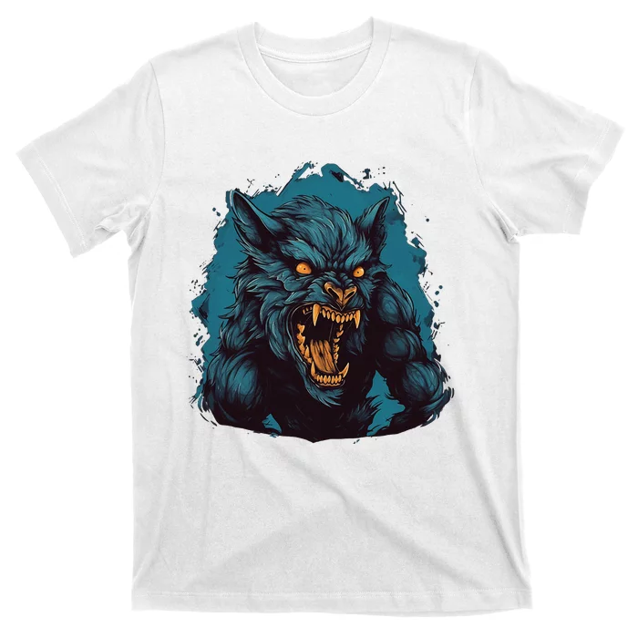 Funny Halloween Party With This Cool Werewolf Costume T-Shirt