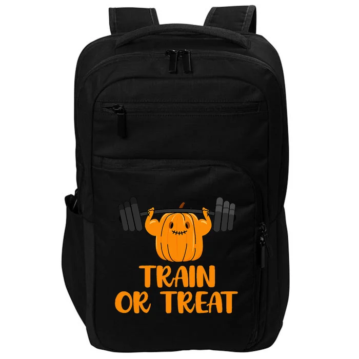 Funny Halloween Pumpkin Workout Tank Top Impact Tech Backpack