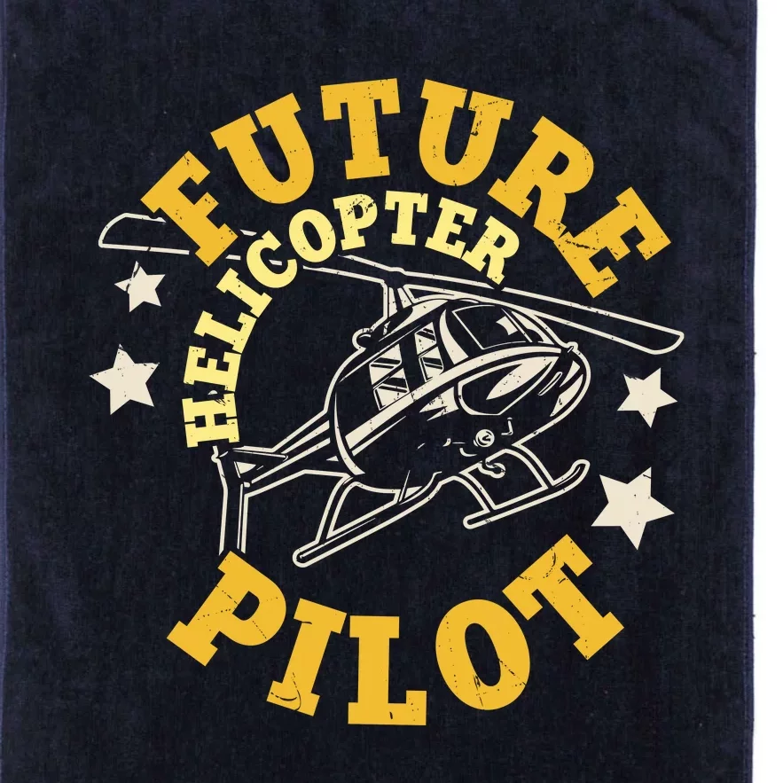 Future Helicopter Pilot Platinum Collection Golf Towel