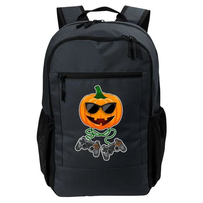 Funny Halloween Pumpkin Video Gamer Daily Commute Backpack