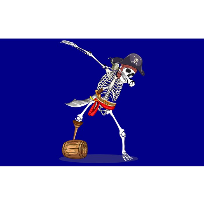 Funny Halloween Pirate Dab Dabbing Skeleton Gift Bumper Sticker