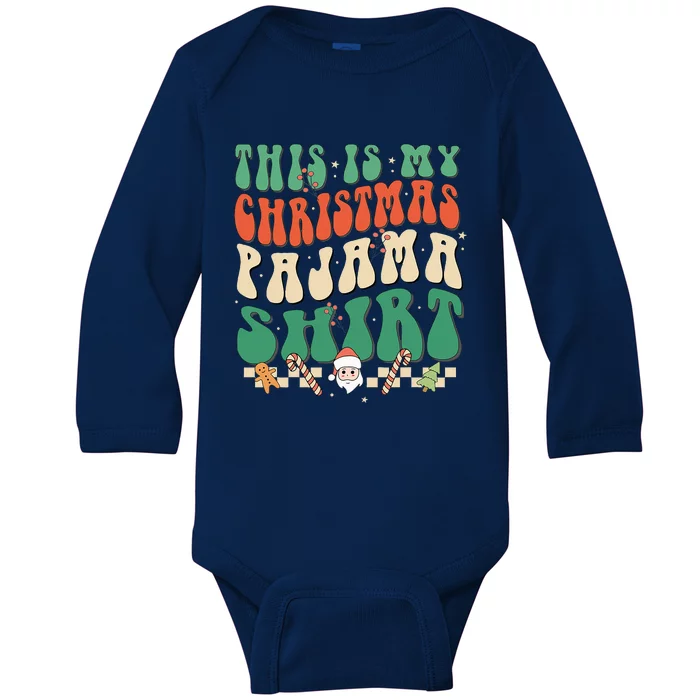 Festive Holiday Pajama Set Last Minute Christmas Gift Baby Long Sleeve Bodysuit