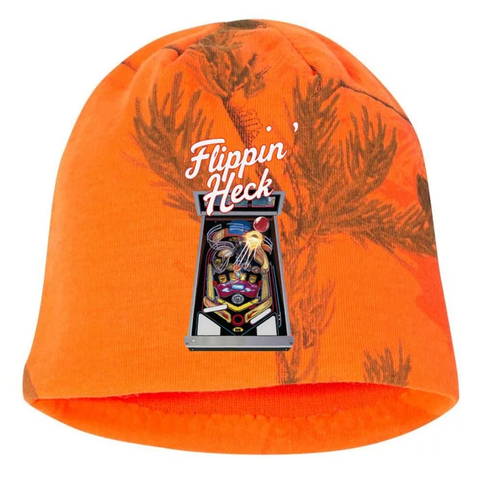 Flippin Heck Pinball Machine Gaming Arcade Kati - Camo Knit Beanie