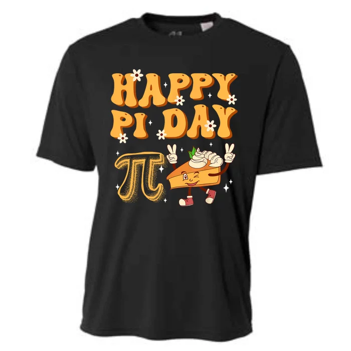 Funny Happy Pi Day Mathematics Math Teacher Cooling Performance Crew T-Shirt