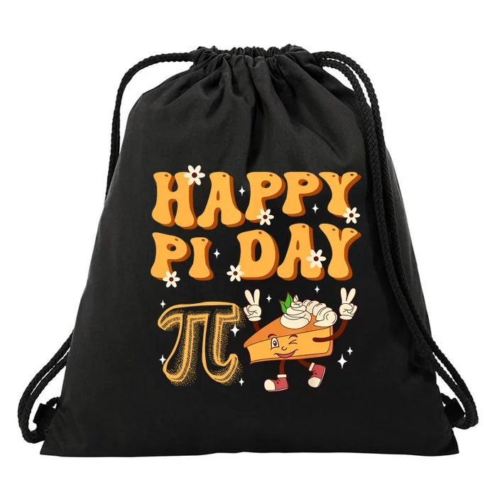 Funny Happy Pi Day Mathematics Math Teacher Drawstring Bag