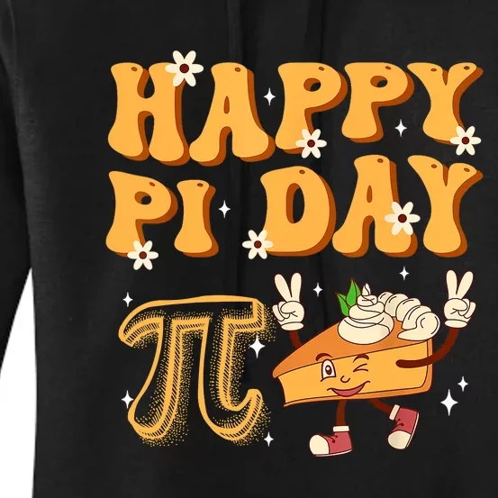 Funny Happy Pi Day Mathematics Math Teacher Women's Pullover Hoodie