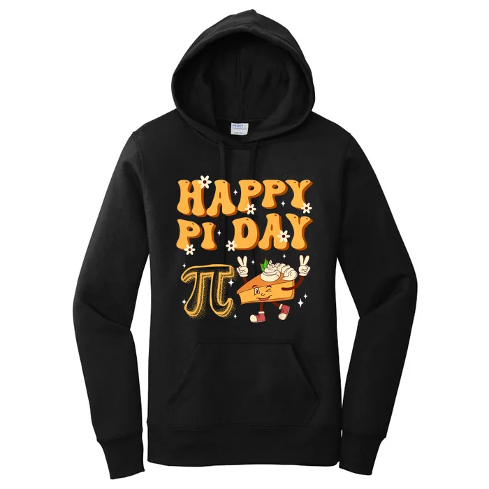 Funny Happy Pi Day Mathematics Math Teacher Women's Pullover Hoodie